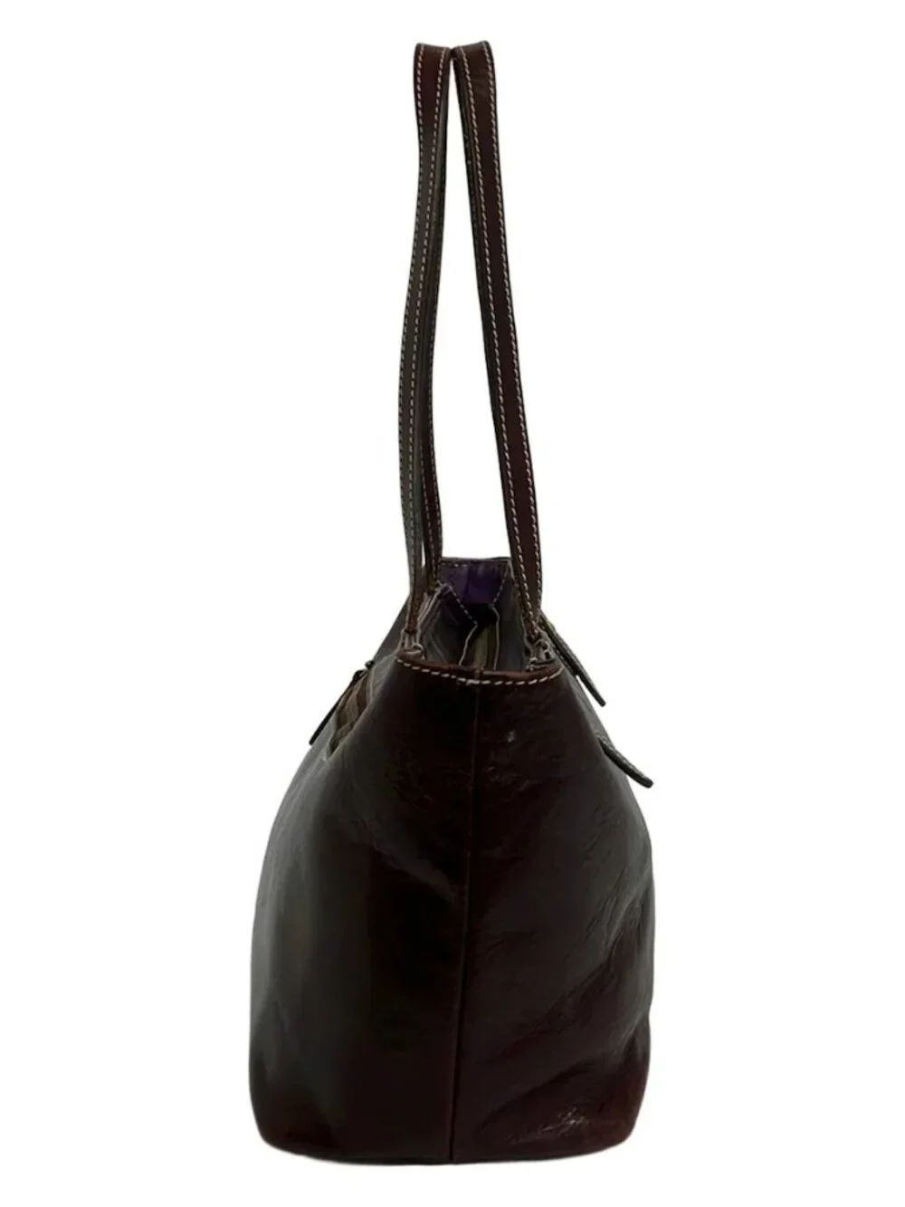 ALBERO Dark Brown Leather Handbag